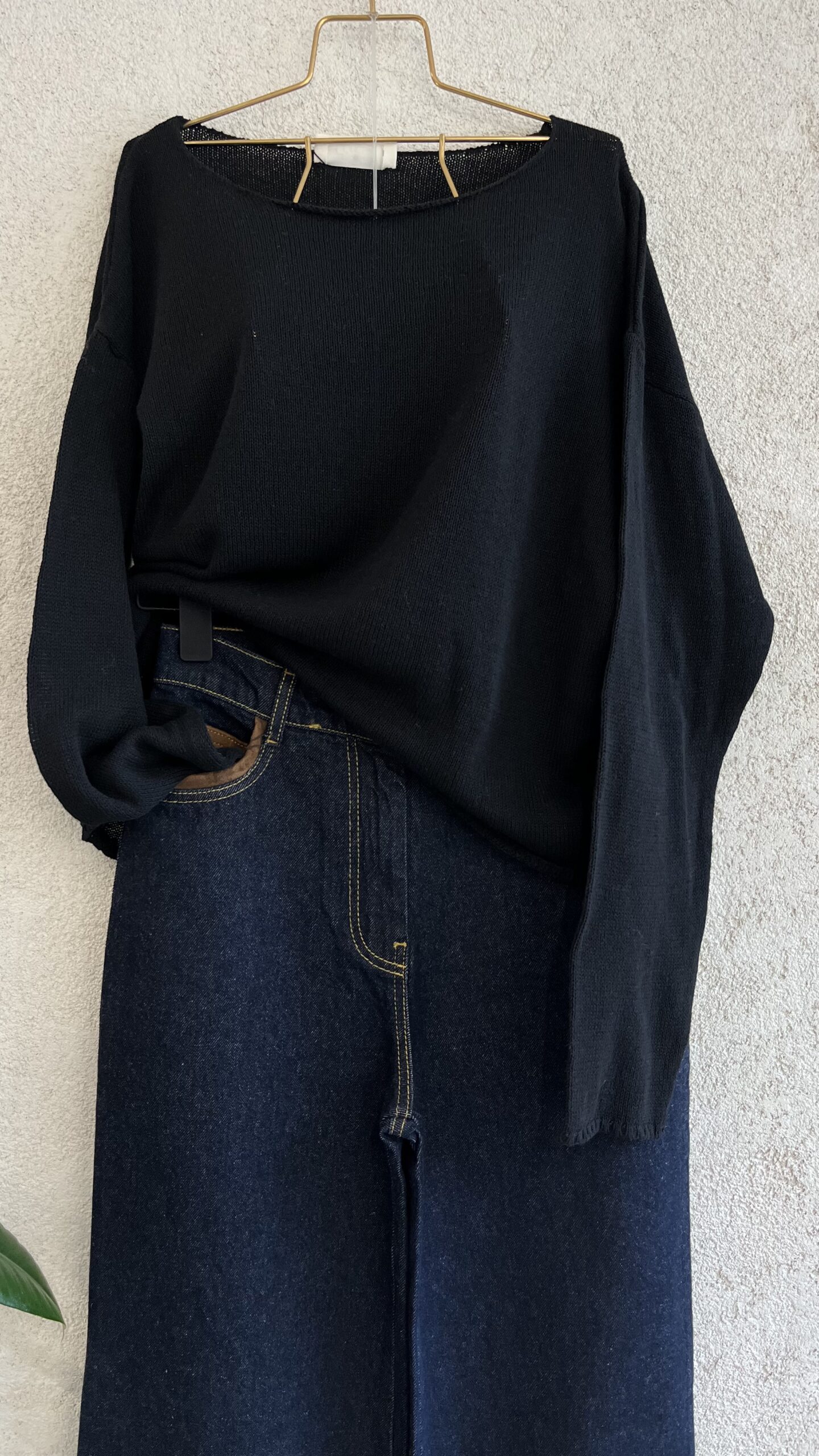 Kayık Yaka Salaş Triko